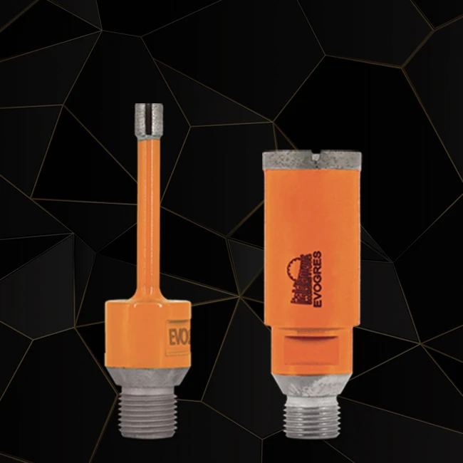 Italdiamant EvoGres continuous-rim drill bits